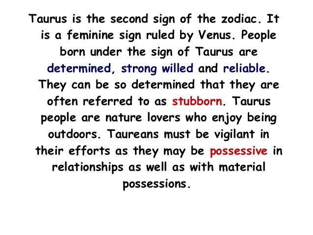 Taurus Facts